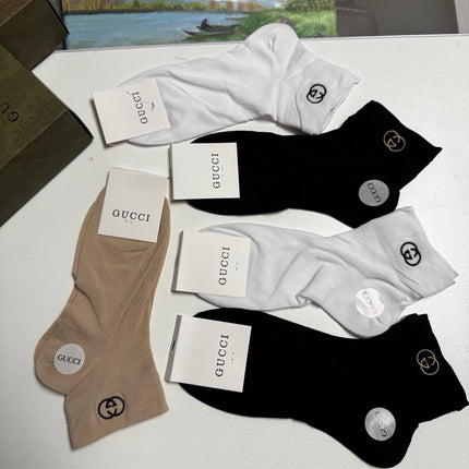 GUCCI 26S ANKLE SOCKS 398789 (1 BOX)