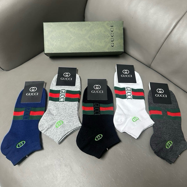 GUCCI 26S ANKLE SOCKS 405407 (1 BOX)