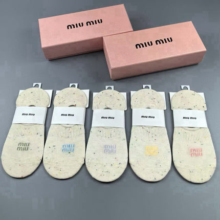 MIUMIU 26S NO-SHOW SOCKS 407196 (1 BOX)