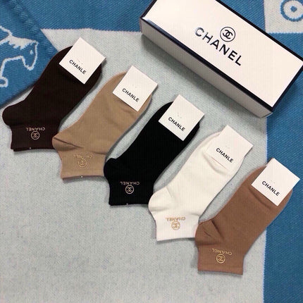 CHANEL 26S ANKLE SOCKS 412454 (1 BOX)