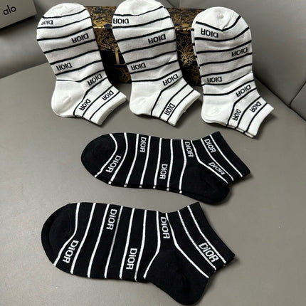 DIOR 26S ANKLE SOCKS 412455 (1 BOX)