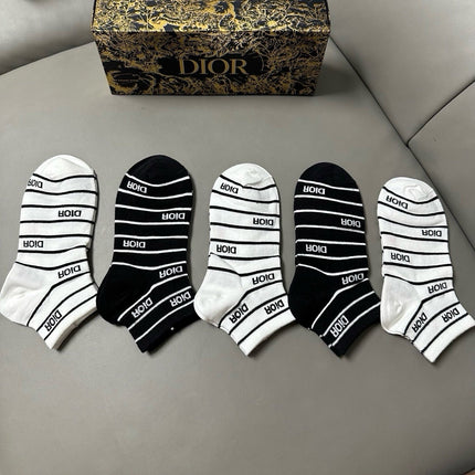 DIOR 26S ANKLE SOCKS 412455 (1 BOX)