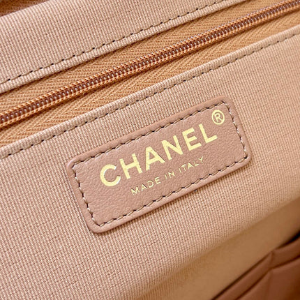 CHANEL 25S VANITY CASE 23 IN BROWN LAMBSKIN
