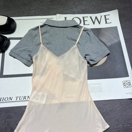 MIUMIU 26S TWO PIECE POLO SET 869