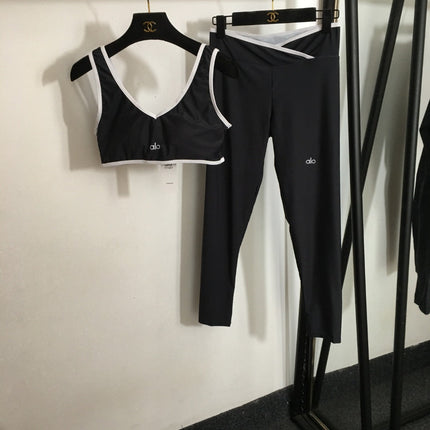 ALO 26S BRA & CROSS-WAIST LEGGINGS SET 245